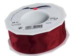 PRÄSENT Geschenkband Lyon 40 mm x 25 m bordeaux