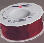 PRÄSENT Geschenkband Lyon 40 mm x 25 m bordeaux