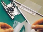 VELOFLEX Heftstreifen, selbstklebend  für bis DIN A4 transparent