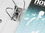 VELOFLEX Heftstreifen, selbstklebend  für bis DIN A4 transparent