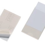 DURABLE Visitenkartentasche selbstklebend transparent