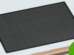 styro Schneidematte 45,0 x 30,0 cm grün/schwarz
