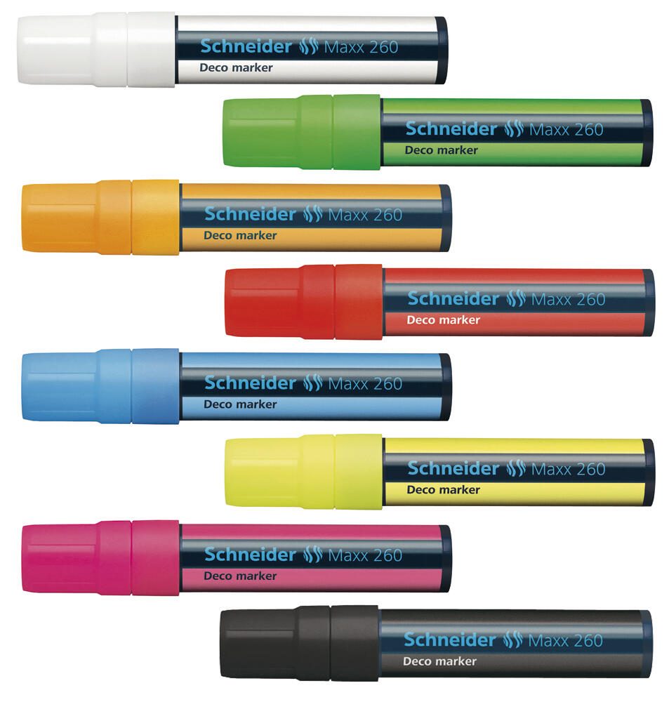 Schneider Maxx 260 Kreidemarker 5.0 - 15.0 mm Rot