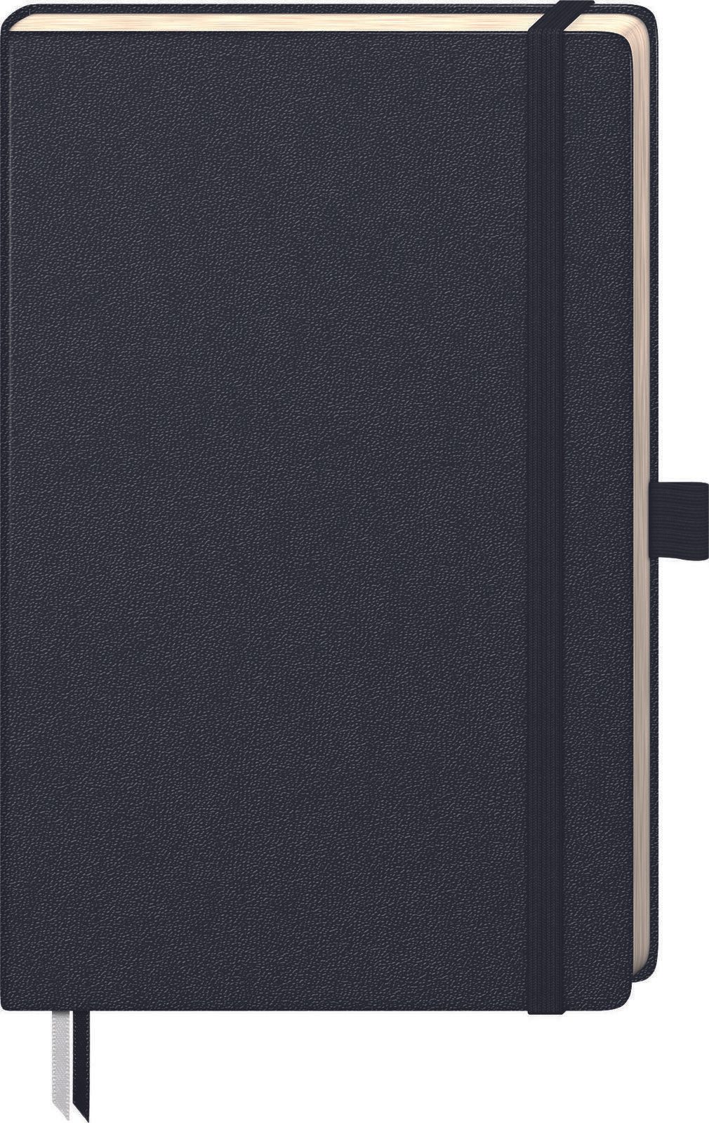 BRUNNEN Notizbuch ca. DIN A5 kariert, 192, davon 16 zum Heraustrennen Seiten