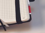 BRUNNEN Notizbuch ca. DIN A5 kariert, 192, davon 16 zum Heraustrennen Seiten
