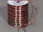 PRÄSENT Geschenkband Raffia Pearl 3 mm x 50 m rot/braun/grün