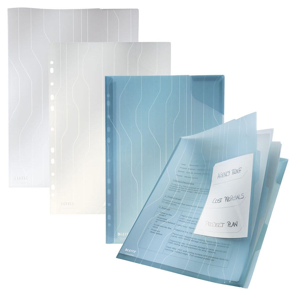 LEITZ Prospekthüllen DIN A4 0.2 mm transparent