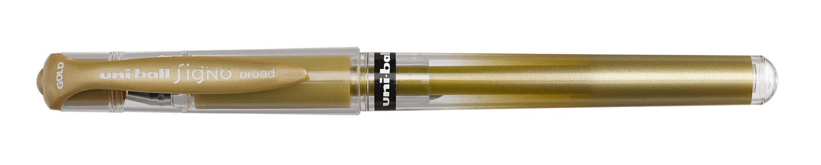 uni-ball Ub Signo Um-153 Gelschreiber 0.6 mm, Schreibfarbe: Gold