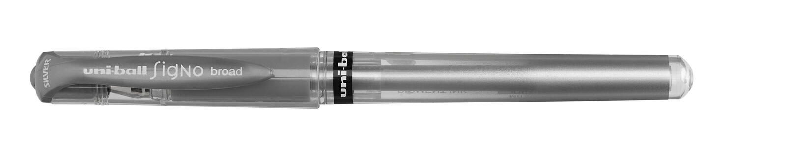 uni-ball Ub Signo Um-153 Gelschreiber 0.6 mm, Schreibfarbe: Silber