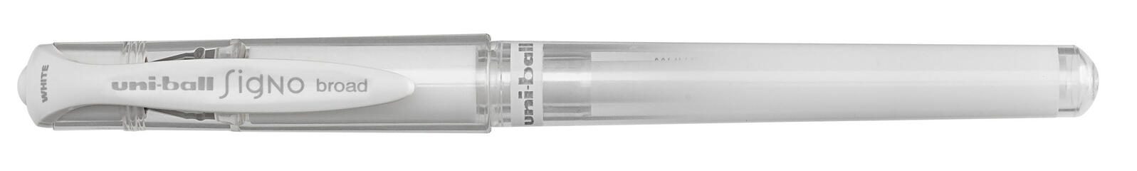 uni-ball Ub Signo Um-153 Gelschreiber 0.6 mm, Schreibfarbe: Weiß