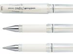 uni-ball Ub Signo Um-153 Gelschreiber 0.6 mm, Schreibfarbe: Weiß