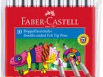 FABER-CASTELL Filzstifte Mehrfarbig 1.0 + 3.0 + 5.0 mm