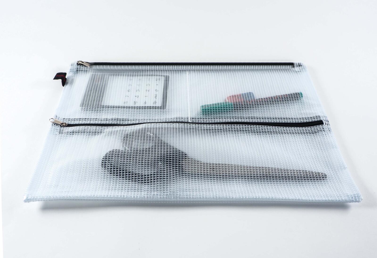 FolderSys Reißverschlussbeutel A4 transparent