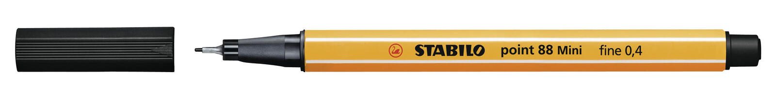 STABILO Point 88 Fineliner 0.4 mm Mehrfarbig
