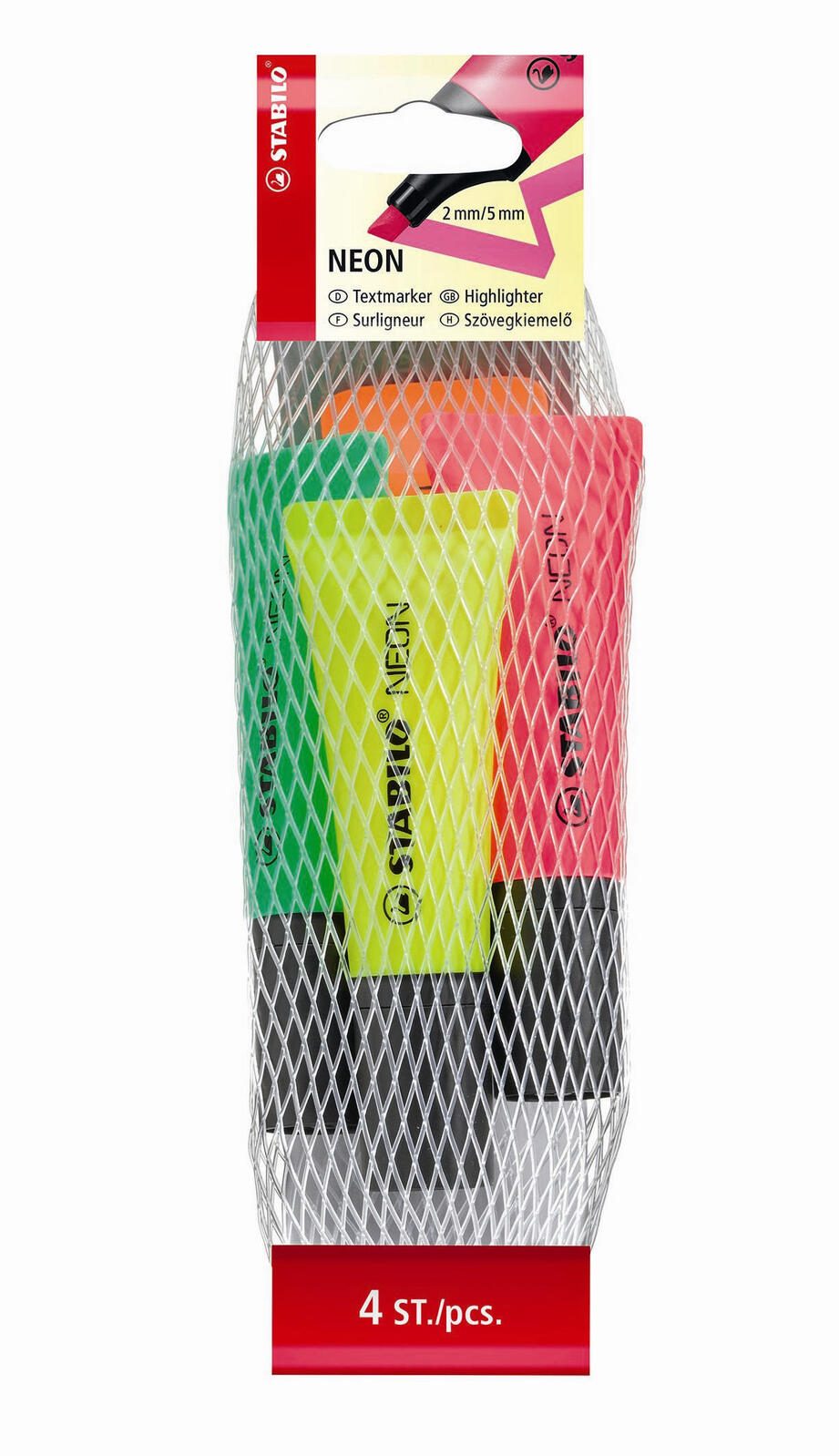 STABILO Neon Textmarker Mehrfarbig