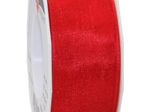 PRÄSENT Geschenkbänder 40 mm x 25 m rot