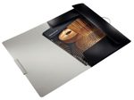 LEITZ Eckspanner Eckspannermappe schwarz DIN A4 satin schwarz