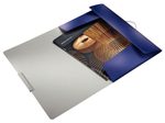 LEITZ Eckspanner Eckspannermappe blau DIN A4 titan blau