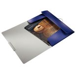 LEITZ Eckspanner Eckspannermappe blau DIN A4 titan blau