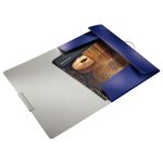 LEITZ Eckspanner Eckspannermappe blau DIN A4 titan blau