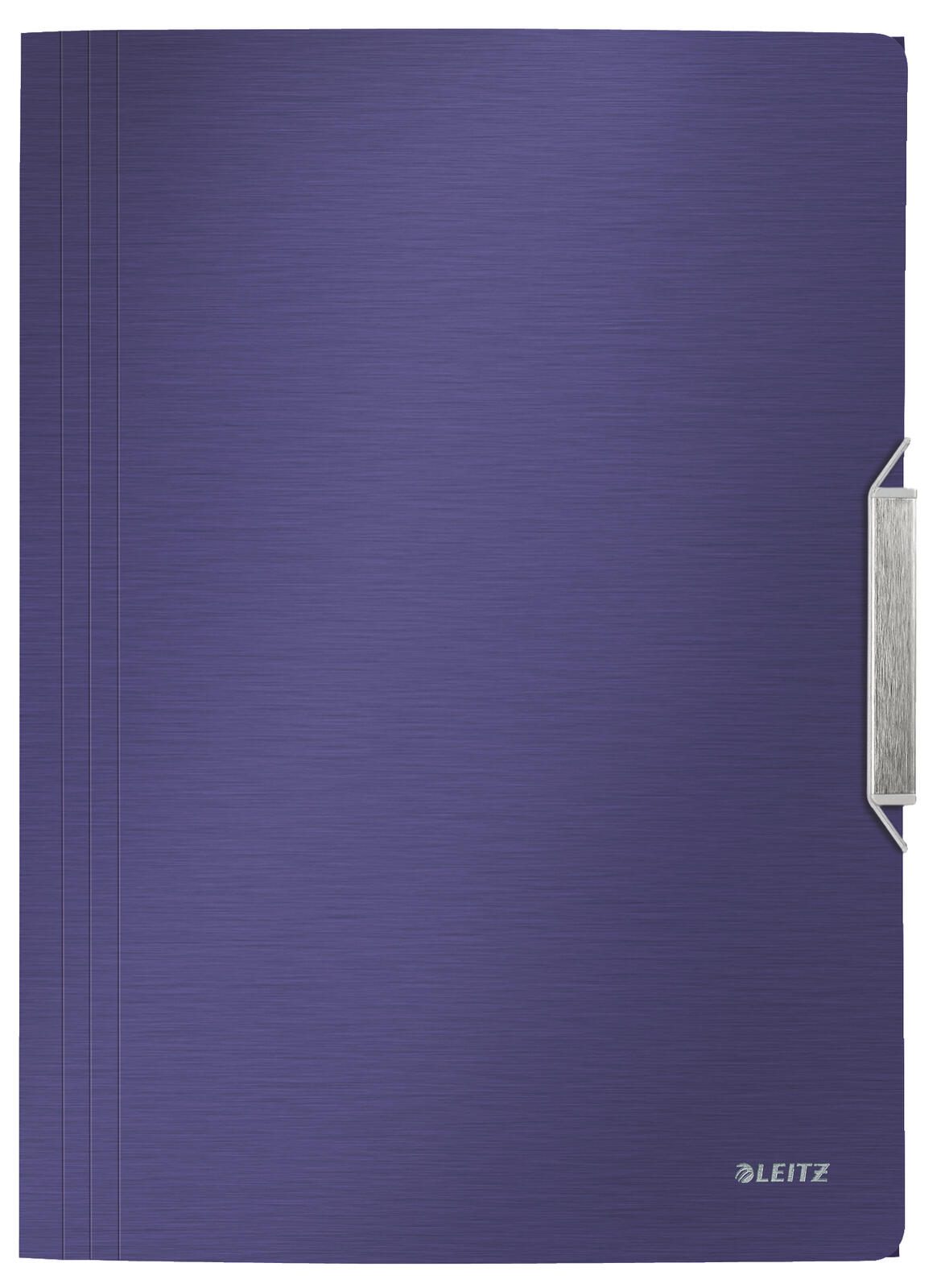LEITZ Eckspanner Eckspannermappe blau DIN A4 titan blau