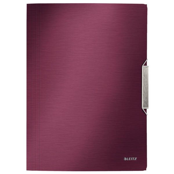 LEITZ Eckspanner Eckspannermappe rot DIN A4 granat rot