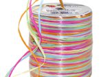 PRÄSENT Geschenkband Multi-Raffia 3 mm x 50 m pink/orange/grün/blau/natur