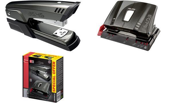maped Locher und Heftgeräte Set schwarz