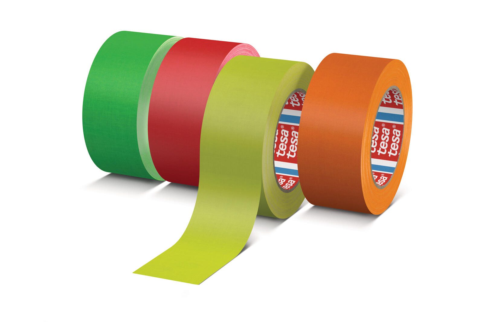 tesa Gewebebänder 19 mm x 25 m neonorange