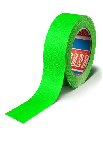 tesa Gewebebänder 19 mm x 25 m neongrün