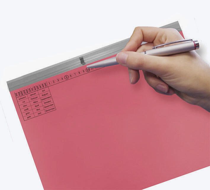 Exacompta Exaflex Premium Hängehefter Amtsheftung DIN A4 rot