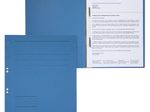 LEITZ Ösenhefter DIN A4 kaufmännische Heftung, Amtsheftung blau
