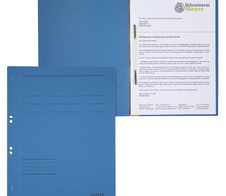 LEITZ Ösenhefter DIN A4 kaufmännische Heftung, Amtsheftung blau