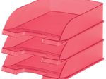 LEITZ Briefablage DIN A4 rot-transparent