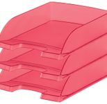LEITZ Briefablage DIN A4 rot-transparent
