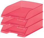 LEITZ Briefablage DIN A4 rot-transparent