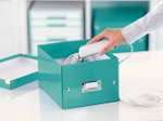 LEITZ Aufbewahrungsbox 7,4 l - 21,6 x 28,2 x 16,0 cm eisblau