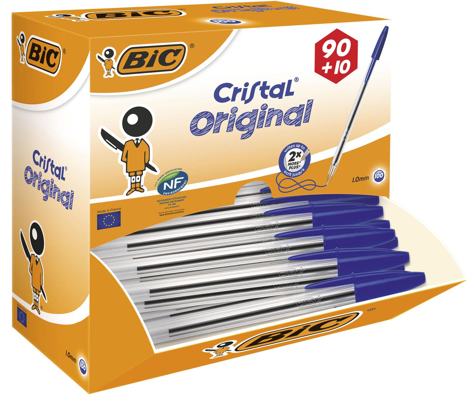BIC® Kugelschreiber 0.4 mm Blau