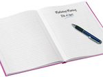 LEITZ Notizbuch DIN A5 liniert, 160 Seiten