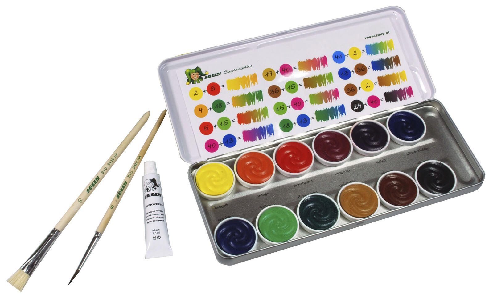JOLLY Wasserfarbkasten 12 Farben