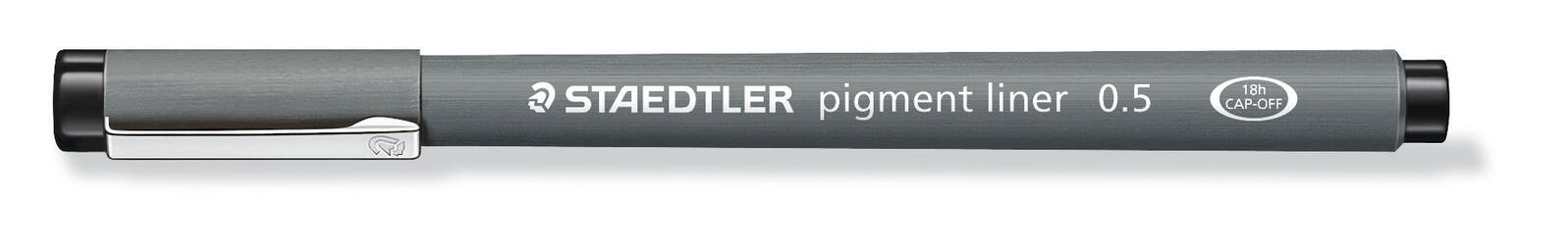 STAEDTLER Pigment Liner 308 Fineliner 0.05 + 0.1 + 0.3 + 0.5 + 0.8 mm Schwarz