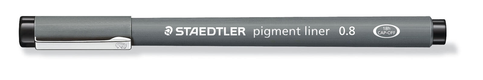 STAEDTLER Pigment Liner 308 Fineliner 0.05 + 0.1 + 0.3 + 0.5 + 0.8 mm Schwarz