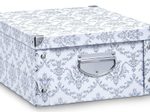 Zeller Aufbewahrungsbox vintage 19,2 l - 33,0 x 40,0 x 17,0 cm weiß, vintage