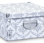 Zeller Aufbewahrungsbox vintage 19,2 l - 33,0 x 40,0 x 17,0 cm weiß, vintage