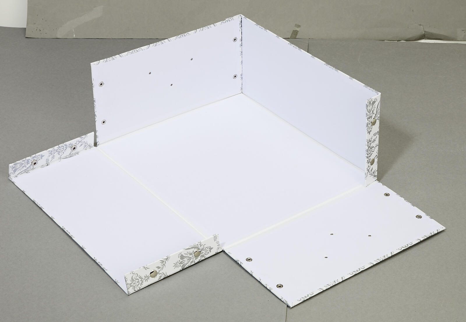 Zeller Aufbewahrungsbox vintage 19,2 l - 33,0 x 40,0 x 17,0 cm weiß, vintage