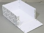 Zeller Aufbewahrungsbox vintage 19,2 l - 33,0 x 40,0 x 17,0 cm weiß, vintage