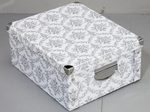 Zeller Aufbewahrungsbox vintage 19,2 l - 33,0 x 40,0 x 17,0 cm weiß, vintage