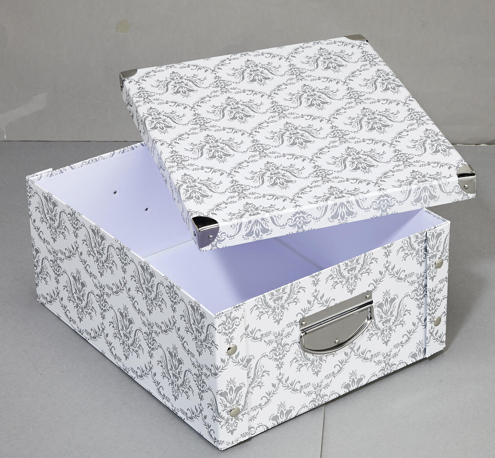 Zeller Aufbewahrungsbox vintage 19,2 l - 33,0 x 40,0 x 17,0 cm weiß, vintage