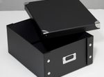 Zeller Aufbewahrungsbox 9,6 l - 26,0 x 31,0 x 14,0 cm schwarz