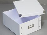 Zeller Aufbewahrungsbox 9,6 l - 26,0 x 31,0 x 14,0 cm weiß